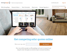 Tablet Screenshot of energysage.com